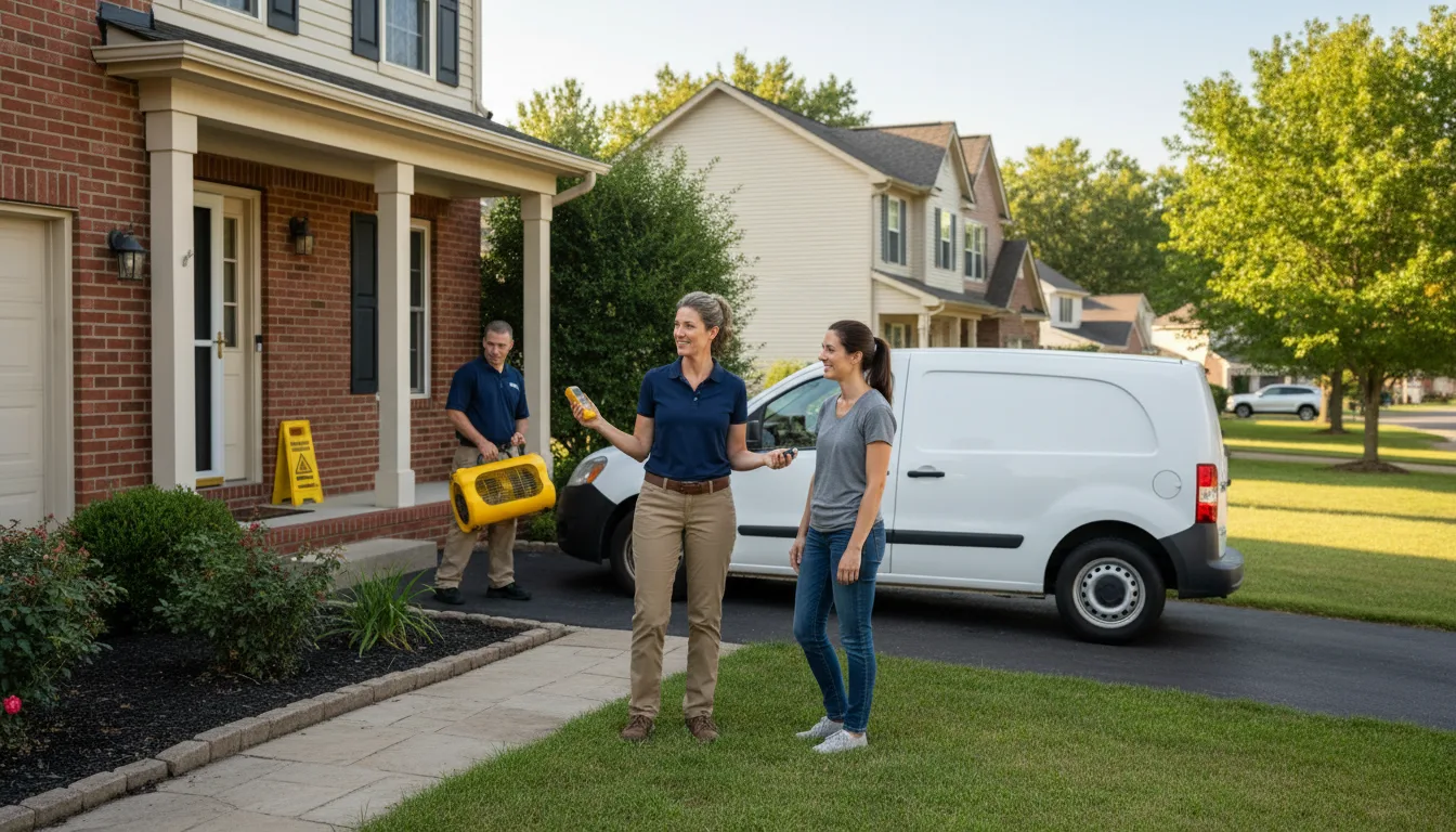 Water restoration image for Water Damage & Restoration Services in Angela, MT